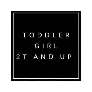 Toddler girl clothing, 2T and up